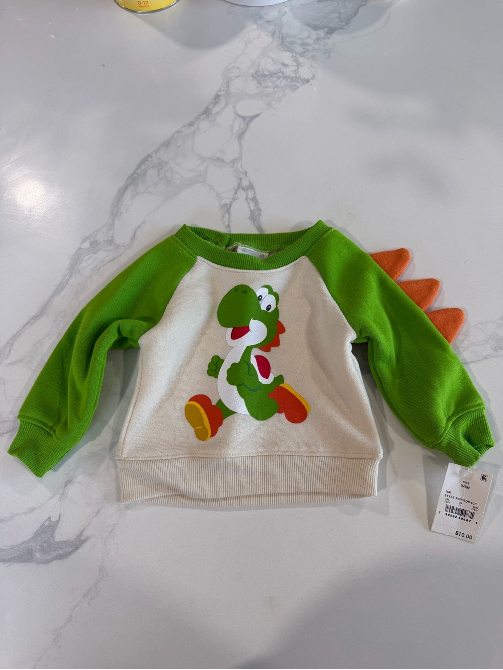 My Mario Yoshi Baby/Toddler Sweatshirt – 0-3 months